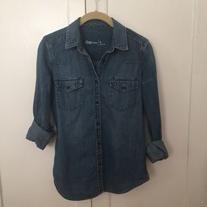 GAP Denim Button-down Shirt